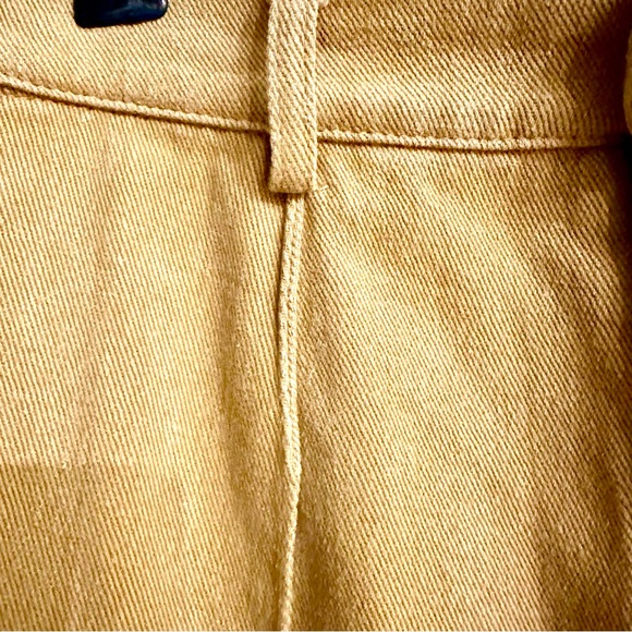 *NWOT* ANTHROPOLOGIE x MOODIE Brushed Cotton WideLeg HighRise Trouser Tobacco —S - Picture 5 of 6
